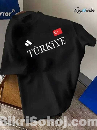 Drop Shoulder Tshirt with DTF Print